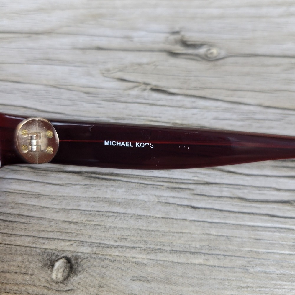Michael Kors Eyeglasses Frames MK829 Burgundy Rectangular Women 50-16-135 - Picture 5 of 14